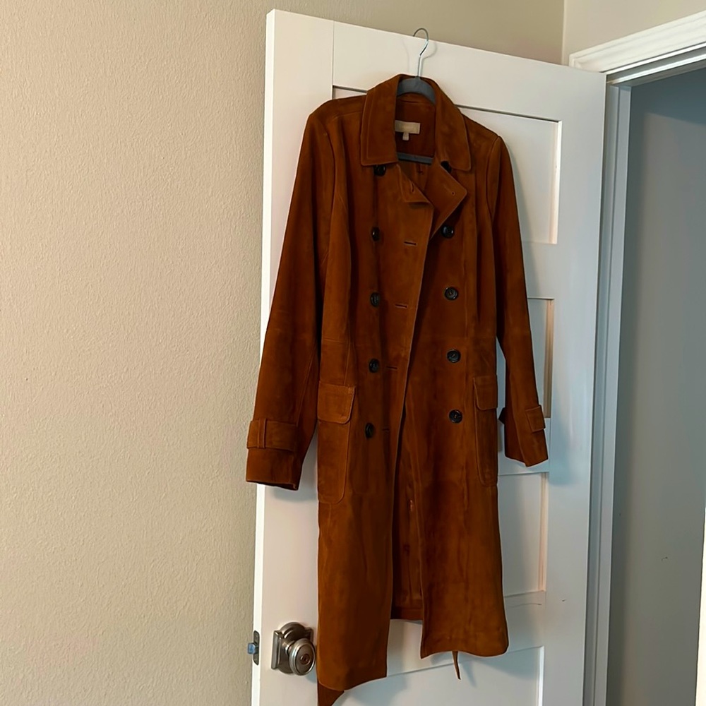 Beautiful leather suede coat.
